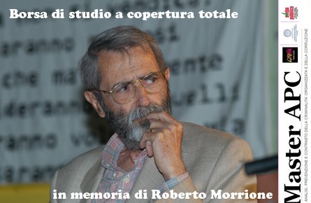 Una borsa di studio in memoria di Roberto