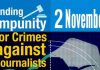 2 novembre, #endimpunity day dedicata al Messico. Basta impunità per i crimini contro i giornalisti
