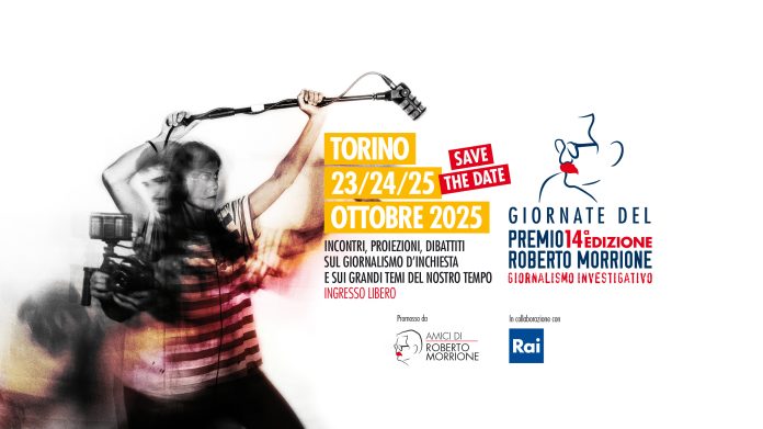Il Premio Morrione a Torino dal 23 al 25 ottobre 2025 Save the date: arrivano le Giornate del Premio Roberto Morrione a Torino dal 23 al 25 ottobre 2025