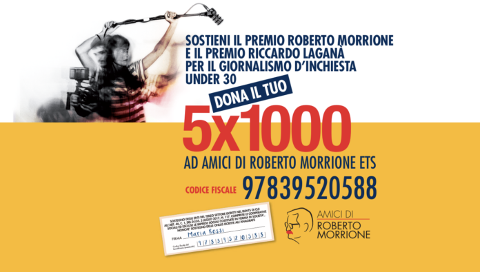 5 x1000 ad AMICI DI ROBERTO MORRIONE