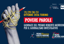 Tornano le Giornate del Premio Roberto Morrione. Il programma e tutti i dettagli