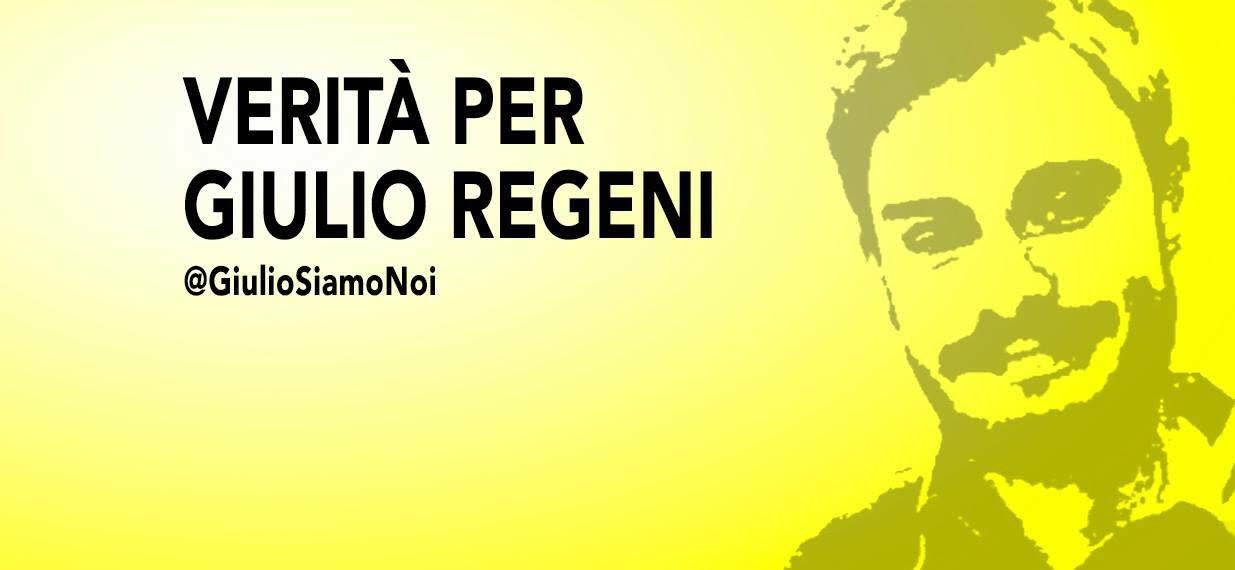Verità per Giulio Reggeni